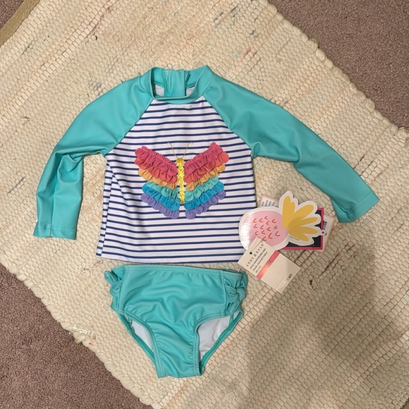 Andy & Evan Other - andy & Evan 2-Piece Striped Swimsuit NWT 3-6mo